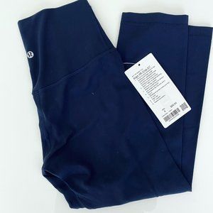 BRAND NEW WITH TAGS lululemon Align™ High-Rise Crop 21" sz 6 in True Navy